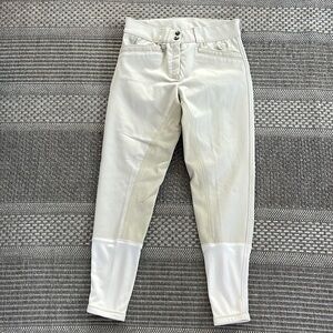 Ovation - women’s suede full seat riding breeches - stretchy - size 28R